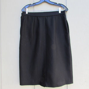 Vintage Koret Black Pencil Skirt!